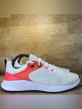 Under Armour Charged Breathe TR3 Womens Size 9.5 Training Shoes Sneakers White